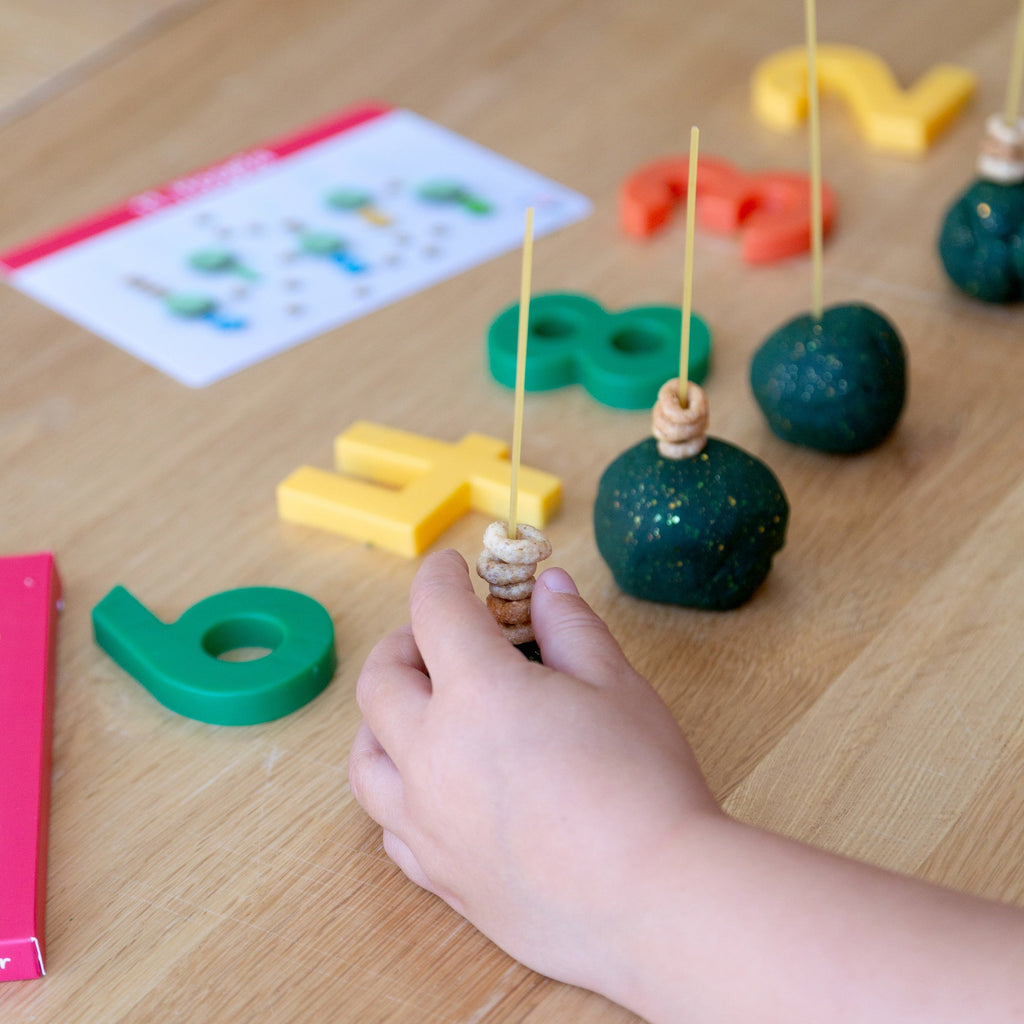 A number activity to help children's use of maths at the same time as improving their physical development