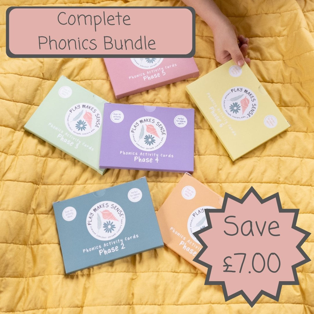 Complete Play Makes Sense Phonics Activity Cards Bundle. Buy together and save 