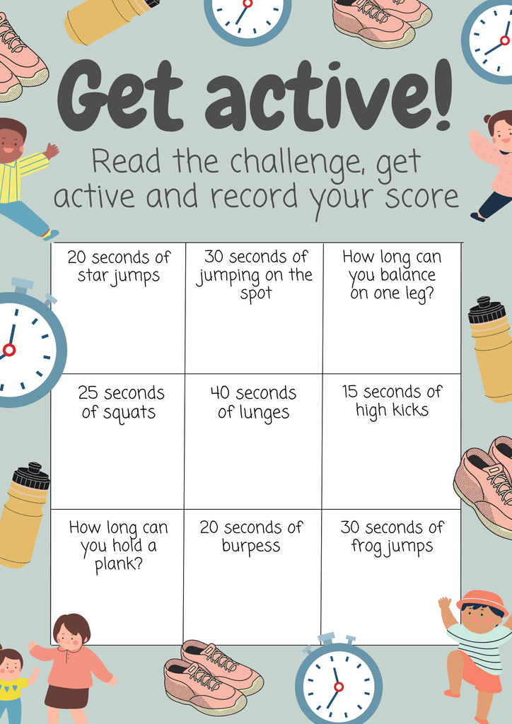 get active free gross motor challenge