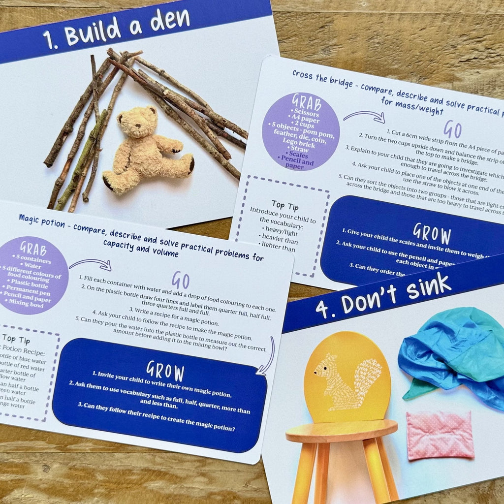 Year 1 Shape Measure Pattern Cards