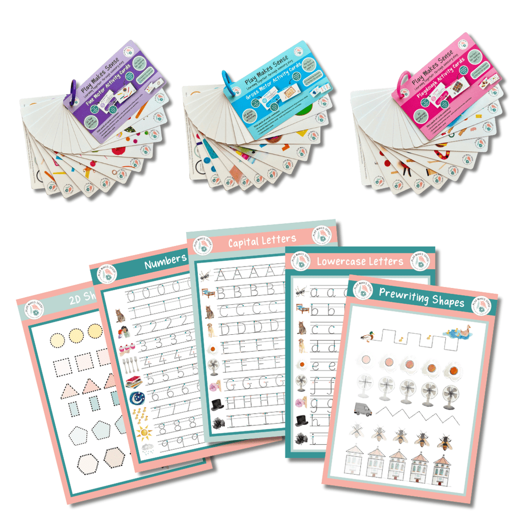 Educational flashcards and resources for improving children's fine motor skills and handwriting 