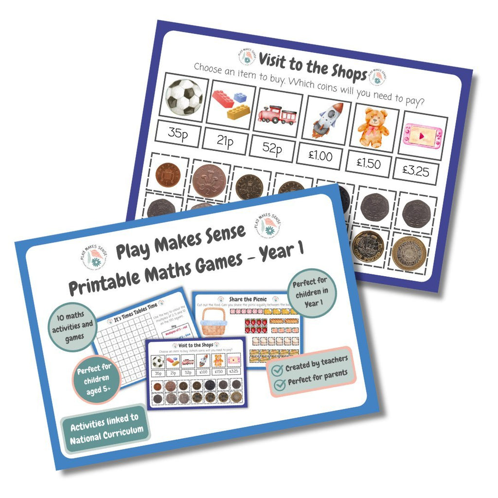 Printable Maths Games - Year 1