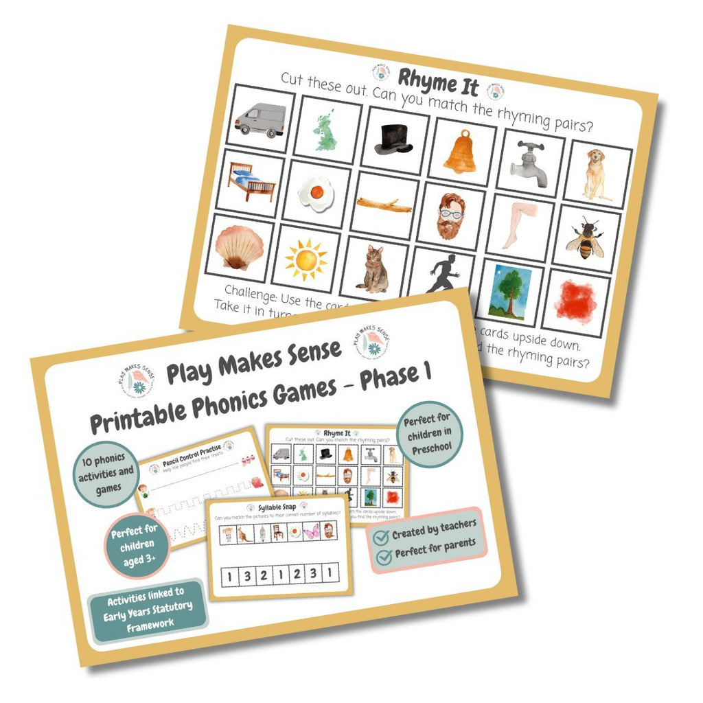 Printable Phonics Games - Phase 1