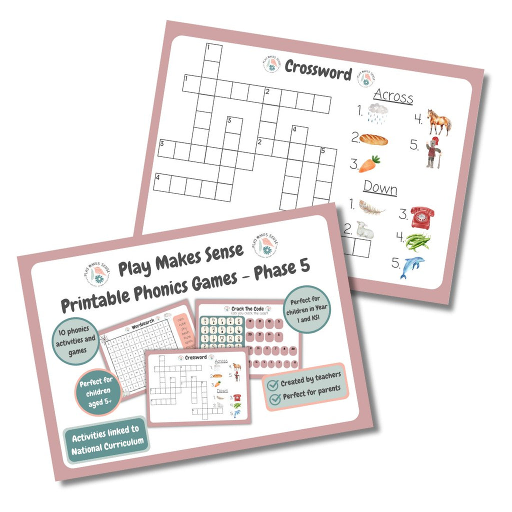 Printable Phonics Games - Phase 5