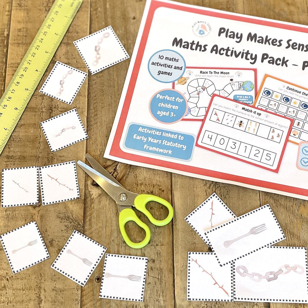 Printable Maths Games Preschool Length Activity