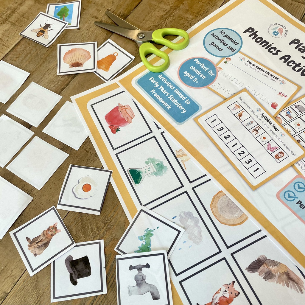 Printable Phonics Games Phase 1 Rhyming Words