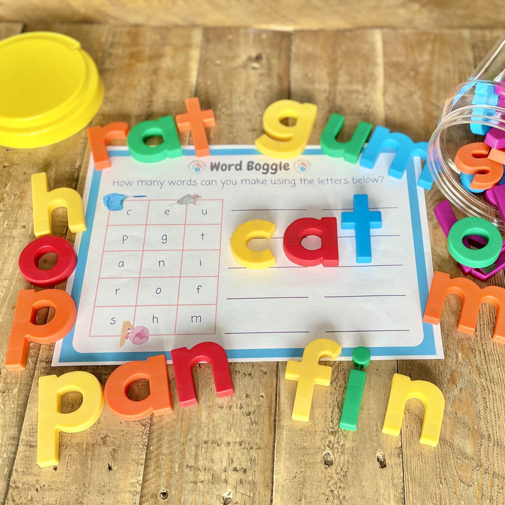 Printable Phonics Games Phase 2 Word Boggle