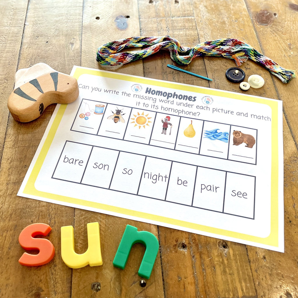 Phase 6 Phonics Activity Pack Homophones