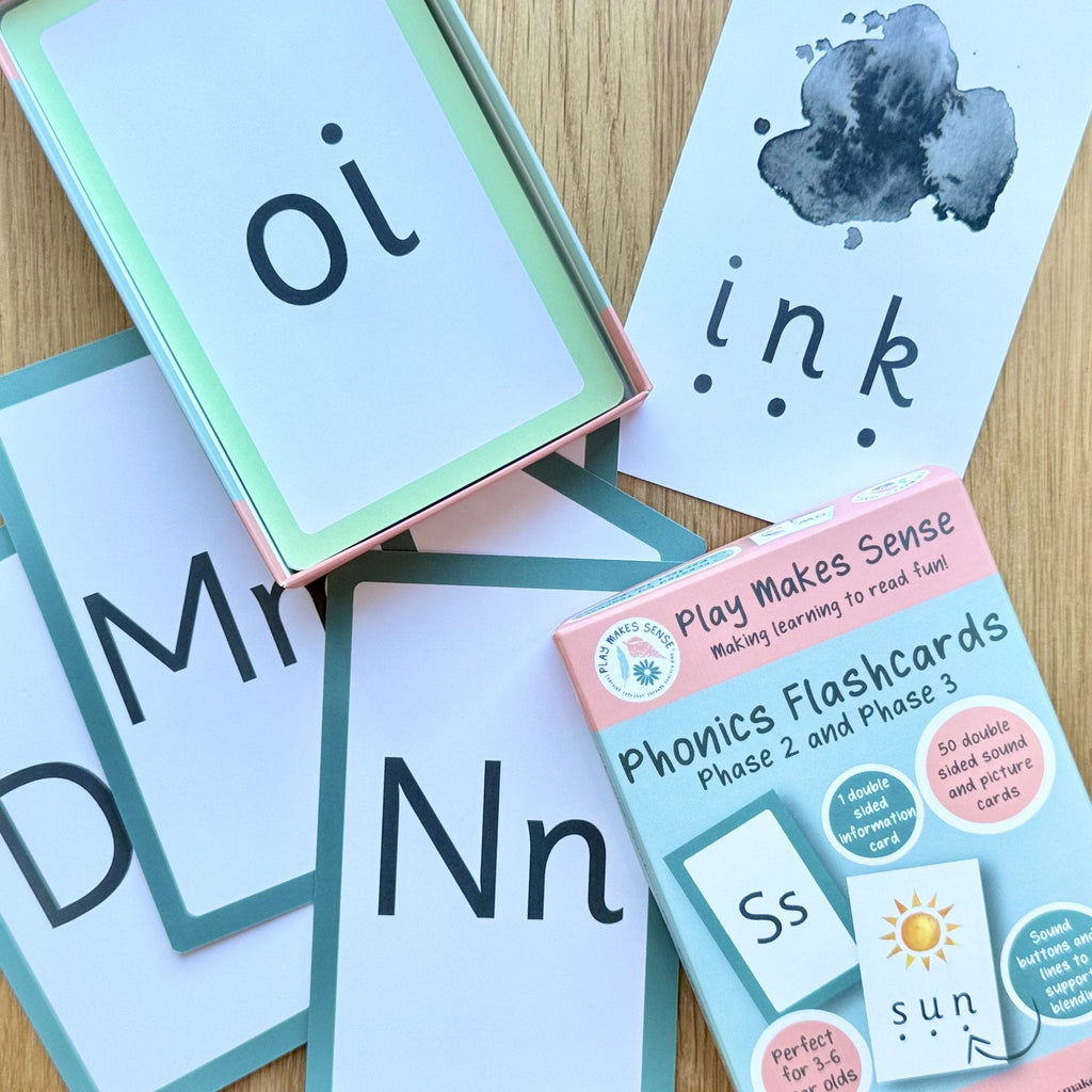 Phonics Flashcards | Phase 2 and Phase 3 | Phonic Cards – Play Makes Sense
